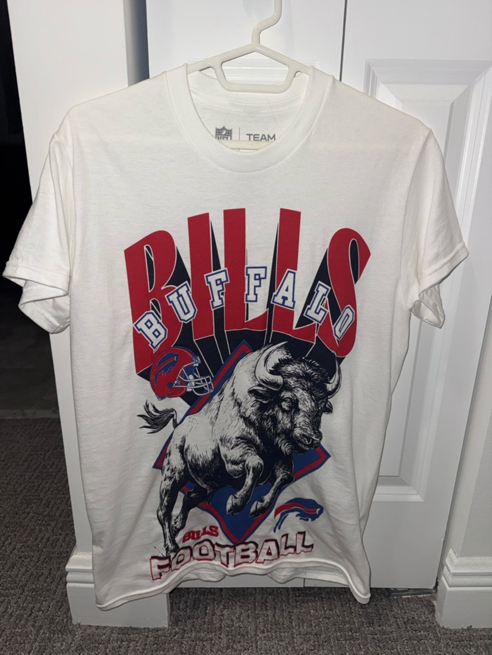 NFL Buffalo Bills Graphic Tee - White/Red/Blue